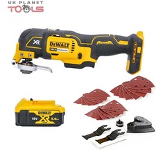 DeWalt DCS355 18V Brushless Oscillating-Multi Tool With +1 x  5.0Ah DCB184 Ba...