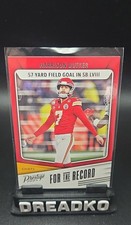 2024 Panini Prestige - For the Record Harrison Butker #FR-HB