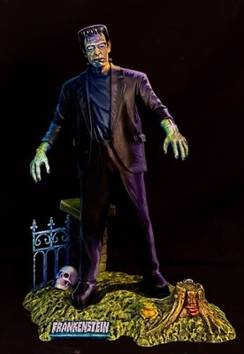 Glenn Strange 1940s Frankenstein Resin Model Kit Built Painted Yagher Sculpt 1/8