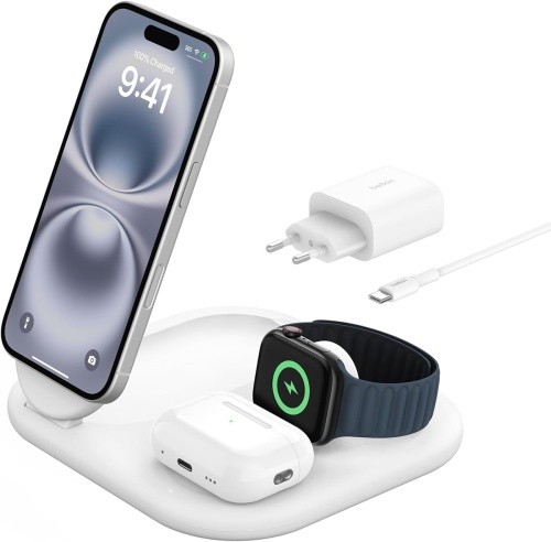 Belkin Boostcharge Pro 3-In-1 Magnetische Ladestation Qi2 15W – Magsafe-image