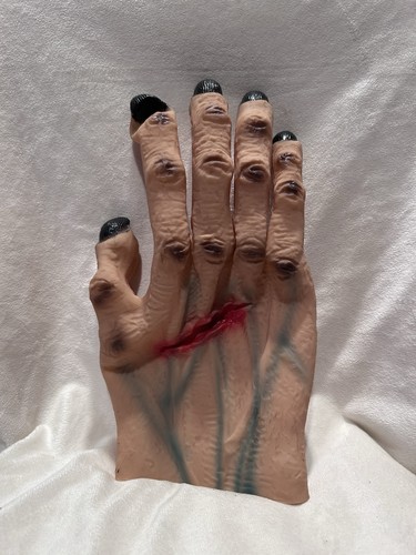 Vintage Halloween Hand Monster Latex Glove Frankenstein Wolfman