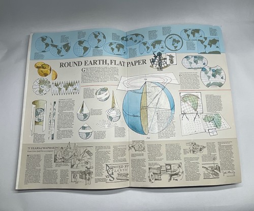 National Geographic Atlas of the World Sixth Edition Oversized Book 1990 - Picture 12 of 12