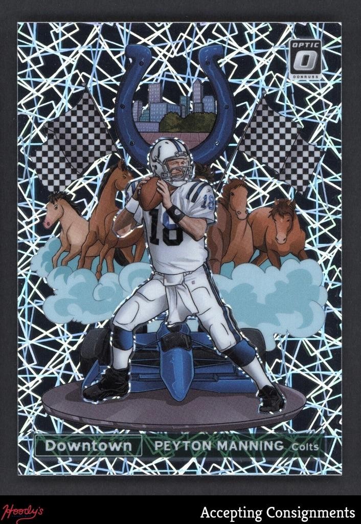 2021 Donruss Optic Downtown! #18 Peyton Manning SP COLTS