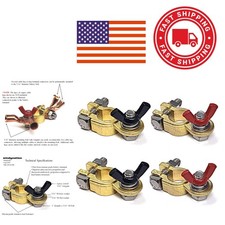 Brass Battery Terminal Set 2 Pairs with Excellent Corrosion Resistance