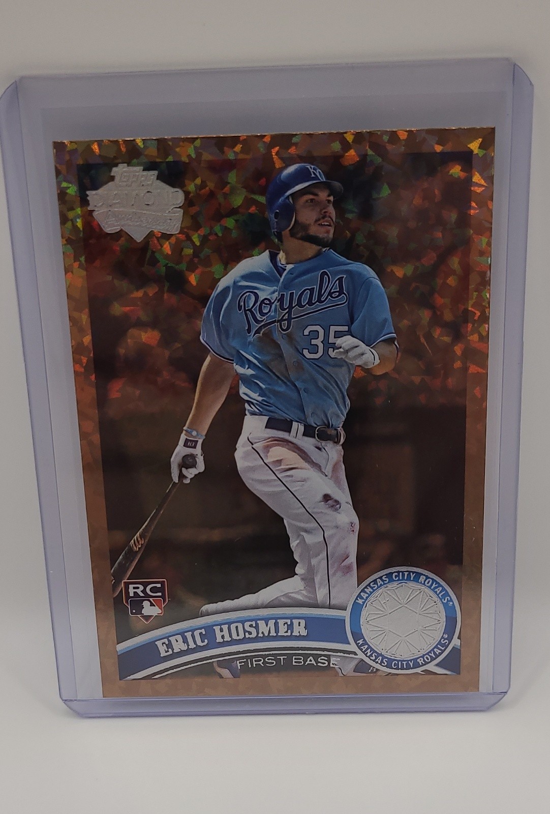 2011 Topps Update Series - Eric Hosmer #US155 Cognac Diamond Anniversary (RC)
