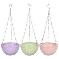 3pcs Macrame Plant Hanger, Rope Flower Pot Hanging Indoor Planter, Multicolored