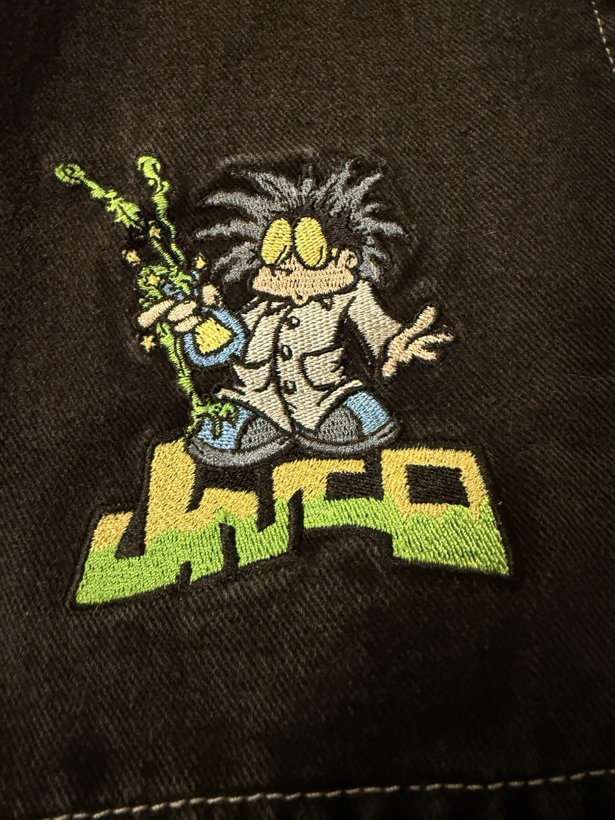 JNCO Vintage Wolfgang Mad Scientist waist 28 inches Baggy Grail Jeans 90s