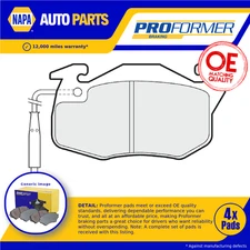 Brake Pads Set fits CITROEN SAXO 1.1 Front 96 to 03 Proformer 1611457980