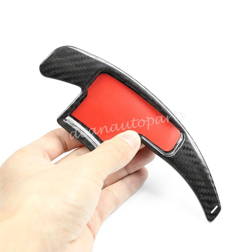 2Pcs Carbon Fiber Car Steering Wheel Paddle Shifter For 2015-2023 Ford Mustang - Picture 7 of 9