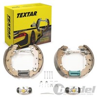 Textar Bremsbacken Satz 203,2Mm +Radbremszylinder +Nachsteller Passend FüR Ford