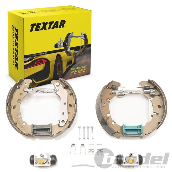 Textar Bremsbacken Satz 203,2Mm +Radbremszylinder +Nachsteller Passend FüR Ford-image