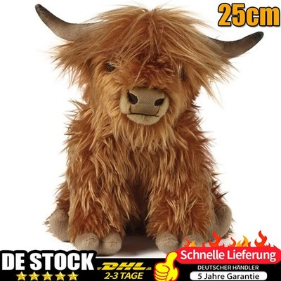 Highland Kuh Plüschtier Cartoon Gefüllte Schottische Kuh Plüschtier Kid Geschenk
