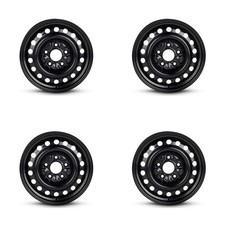 Set Of 4 16 Inch Black Steel Wheels For 2009-2018 Jeep Off Road 5x127 Pcdw Set Of 4 16 Inch Black Steel Wheels For 2009-2018 Jeep Off Road 5x127 Pcdw
