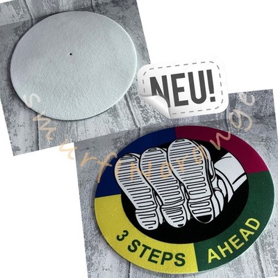   3 Steps Ahead Slipmat   Gabber   Thunderdome   Hardcore   Early   Vinyl