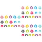  48 Stück Silikonblume Weinglasmarkierung Dekorative Tasse Identifier Party Cups