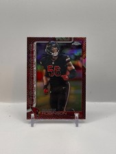 2025 Topps Chrome - Darius Robinson #9 - Football Leather Refractor 