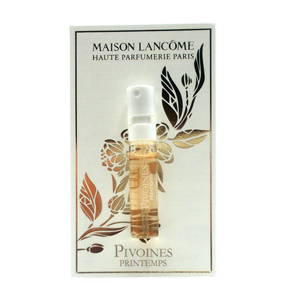 Maison Lancome Pivoines Printemps 1.5ml eau de parfum spray manufacturer's card