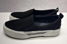 Sperry Women s Pier Wave High Slip On Platform Sneakers Black Canvas Size 7