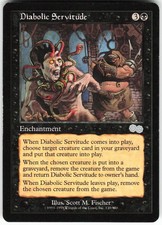 Diabolic Servitude U Urza's Saga USG  130 MTG NM