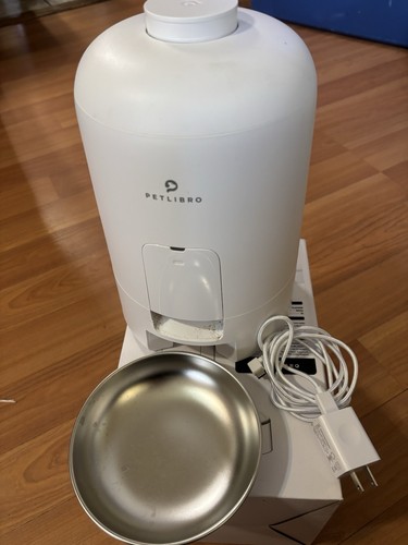PETLIBRO Automatic Electronic Stainless Steel Dog Feeder with Power Adapter