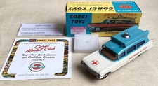 CORGI MODEL CLUB, No.437 - SUPERIOR AMBULANCE ON CADILLAC CHASSIS + COA - MIB