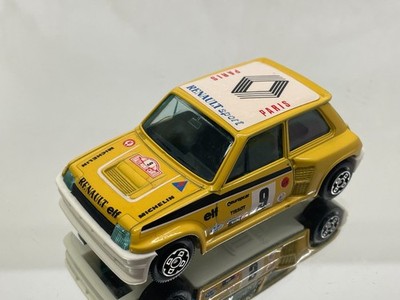 BBURAGO 4160 RENAULT 5 TURBO RALLYE MONTE CARLO #9 -YELLOW 1:43- GOOD - 555