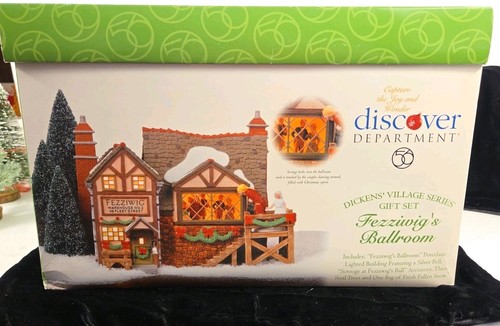 Abt. 56 Dickens Village "FEZZIWIGGS BALLROOM" Porzellan nicht mehr produziert # 58470 EUC - Bild 4 von 22