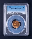 1936 Lincoln Wheat Small Cent Copper PCGS MS66 RD WB918