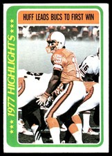 Gary Huff 1978 Topps #1 Tampa Bay Buccaneers NFL READ FREE SHIPPING AutographDen
