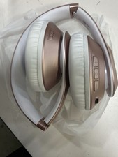 Rose Gold wireless Over Head headphones bluetooth