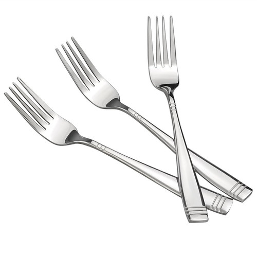 DynkoNA Stainless Steel Forks Set of 12, Kitchen Forks for Eating - Bild 1 von 7