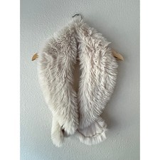 Aspen Bridal Faux Fur Stole Ivory Winter Wedding Wrap Soft Luxury 47"