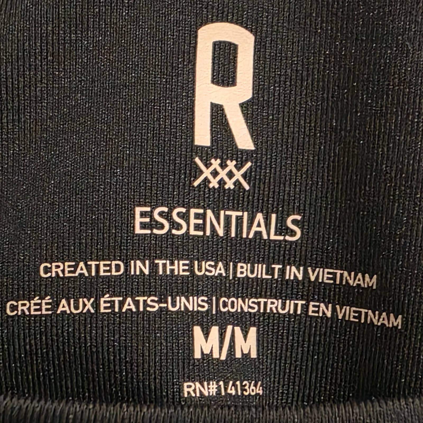 Rhone Essentials Performance Black Crew Neck Long… - image 2