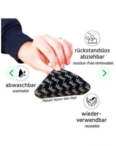 Silwy Metall-Nano-Gel-Matte WHITE für Magnetgläser - Bild 3 von 4