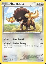 Pokemon Bouffalant 90/114 Uncommon Black & White Lightly Played