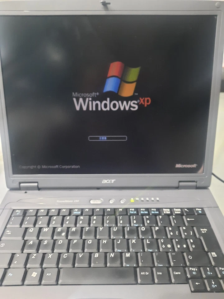 Pc Acer Travelmate 290 Windows XP Portatile Vintage - Imagen 2 de 4
