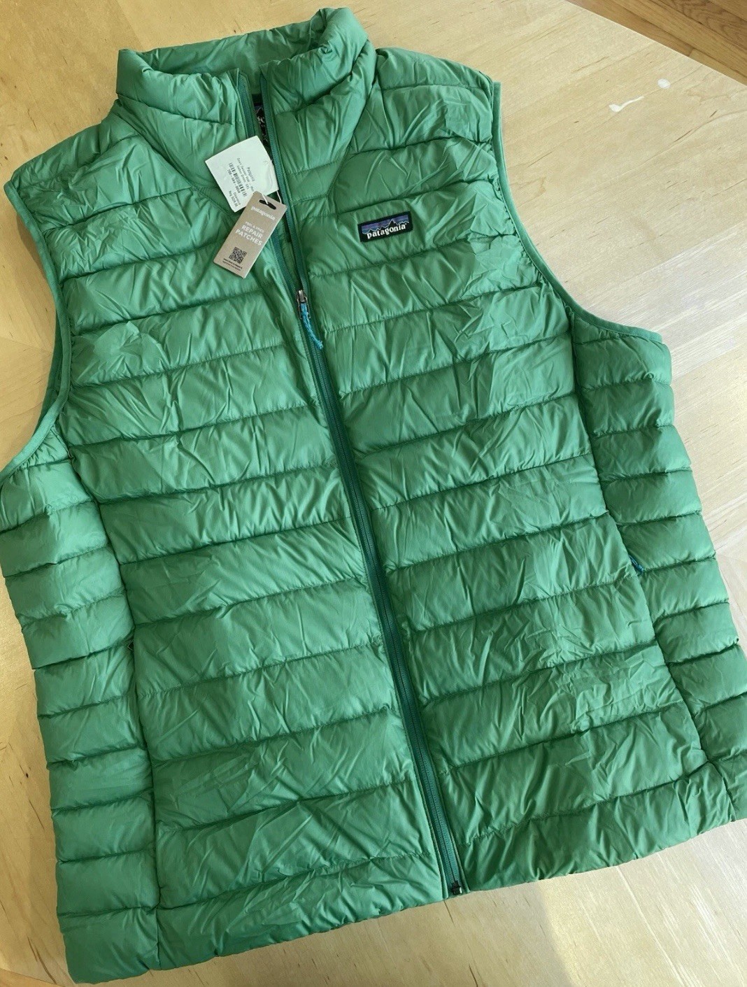 Patagonia Mens Down Sweater Vest 2XL Green
