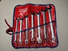 7 Piece Proto Made In Usa Sae Combination Wrench Set With Pouch 38 - 34 7 Piece Proto Made In Usa Sae Combination Wrench Set With Pouch 38 - 34