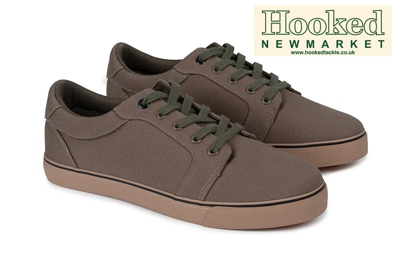 Fox Khaki Canvas Fishing Shoes