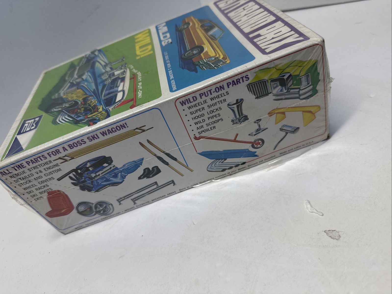 SUPER RARE! *ORIGINAL VINTAGE MPC "MILD & WILD" 1971 GRAND PRIX KIT Brand New! - Thumbnail 5