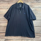 Tommy Bahama Polo Shirt Mens 3XLT Supima Black Cotton Short Sleeve