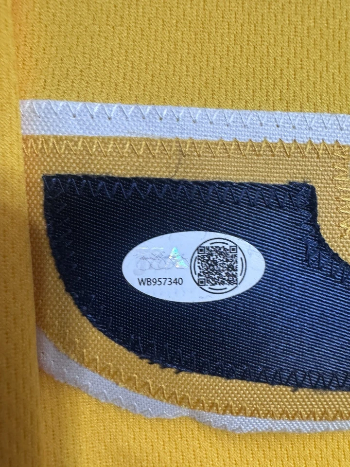 Ryan Johansen auto signed Custom Jersey -JSA Coa Sticker-Nashville Predators - Image 3 of 4