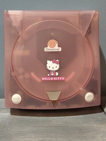💥SEGA Dreamcast HELLO KITTY Pink Console Plays USA Games Only Sanrio. See Pics