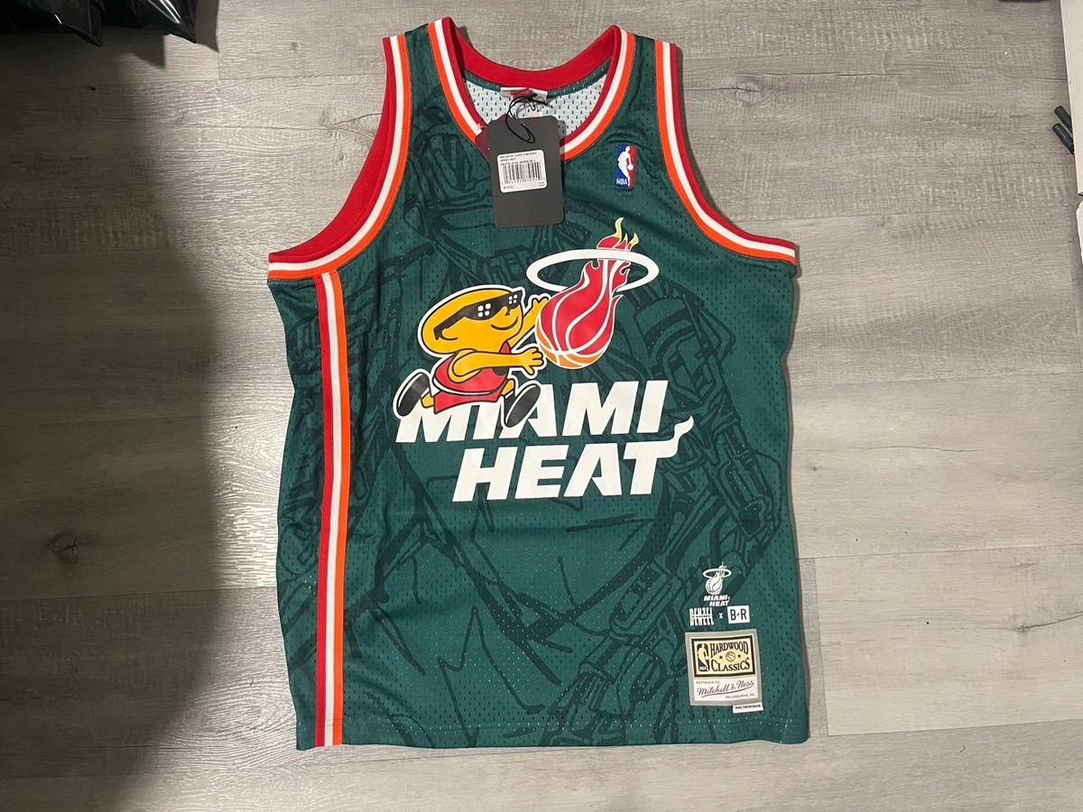 New Mitchell & Ness NBA Miami Heat Mens Denzel Curry X BR Remix 