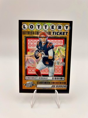 2023 Contenders Optic Joe Burrow Lottery Ticket Black Scope #1/25 #LT-2