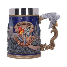 Officially Licensed Harry Potter Hogwarts Collectible Tankard 15.5cm Blue
