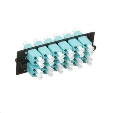 1Pc Panduit FAP12WAQDLCZ Opticom Fiber Adapter Panel, Om4, 12 Lc Duplex, A