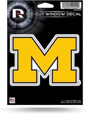 University of Michigan Wolverines 5 Inch Decal Sticker Flat Vinyl Die Cut...
