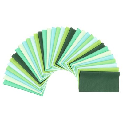 35 Stück 8''x8'' Baumwollstoff-Bündel für Precut Fabric Square, Grün