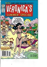 Archie Giant Series 625 Veronica's Summer Special Fine 1991 Glossy Classic Cover
